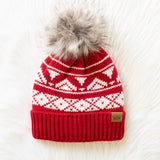 Winter Pattern Pom Hat (Panache)