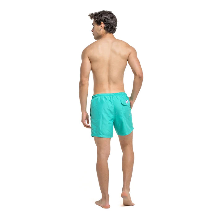 BERMIES "Switch" Swim Shorts (Green To Pineapple)
