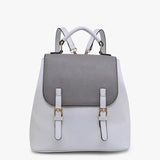 Brooks Backpack (White/Grey)