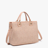 Nancy Diamond Woven Tote