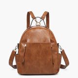 Lilia Convertible Backpack (Brown)