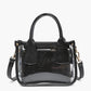 Stacey Clear Satchel (Black)
