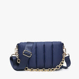 Lala Quilted Chain Crossbody