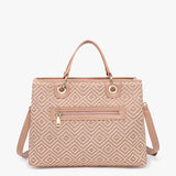 Nancy Diamond Woven Tote