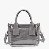 Stacey Clear Satchel (Grey)