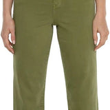 Kennedy Crop Straight Fray Hem Jean (Liverpool)