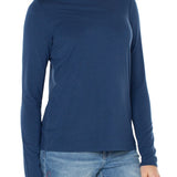 Long Sleeve Mock Neck Knit Top (Liverpool)