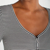 3/4 Button Sleeve Henley (Liverpool)