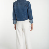 Bracelet Length High Cuff Trucker Jacket (Liverpool)