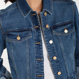 Bracelet Length High Cuff Trucker Jacket (Liverpool)