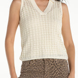 Sleeveless Johnny Collar Sweater (Liverpool)