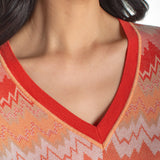 3/4 Sleeve V Neck Sweater (Liverpool)