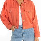 Oversized Cropped Denim Jacket (Liverpool)