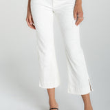 Hannah Crop Flare w/ Wide Fray Hem & Slit (Liverpool)