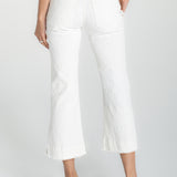 Hannah Crop Flare w/ Wide Fray Hem & Slit (Liverpool)