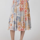 Pleated Floral Skirt (Dex)
