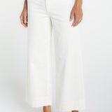 High Rise Wide Leg Crop Pant w/ Welts (Liverpool)