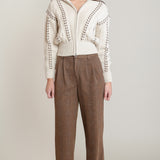 Cable Zip Up Cardigan (Dex)