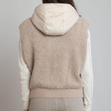 Hooded Boucle Vest (Dex)