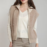 Hooded Boucle Vest (Dex)