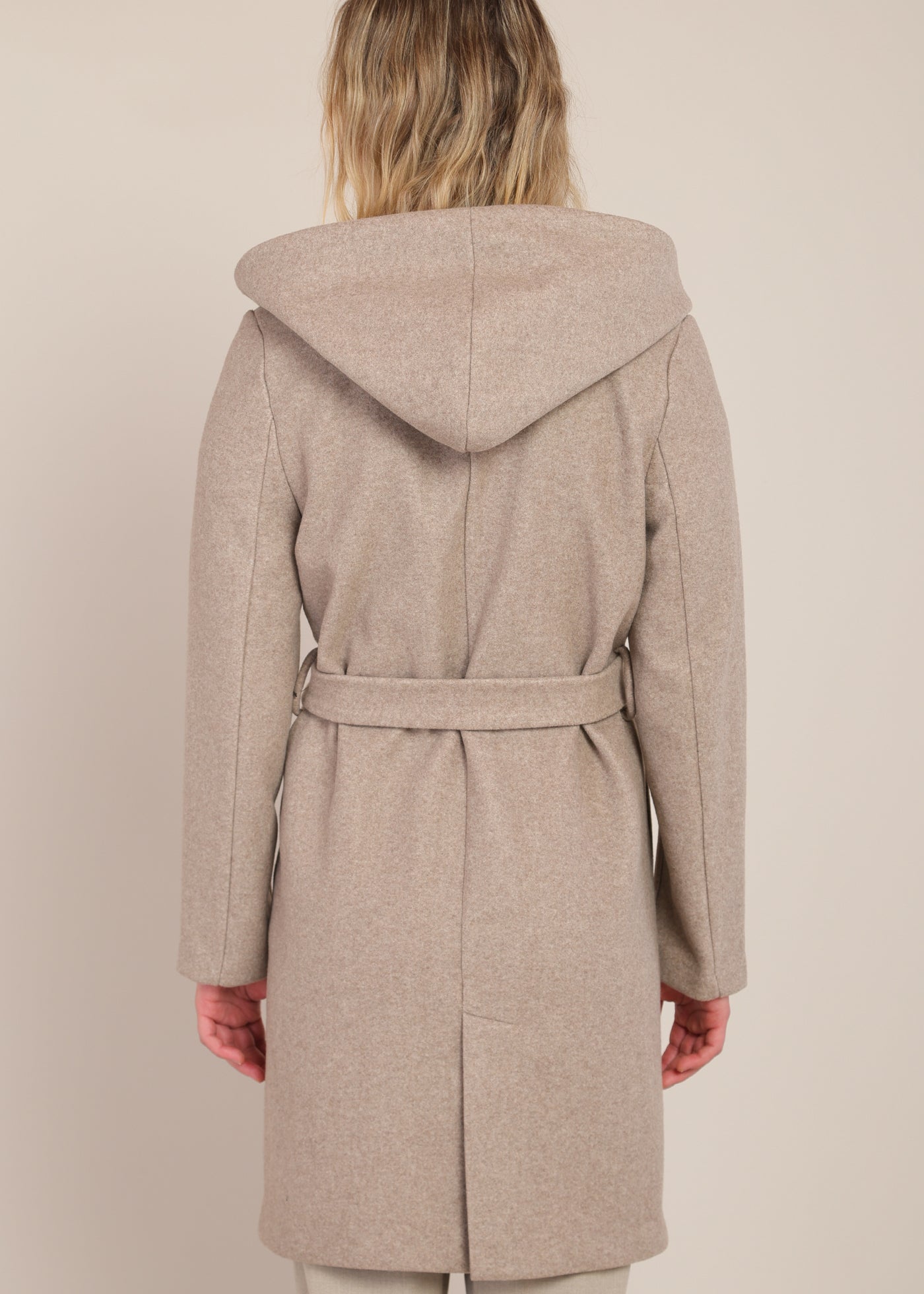 Belted Hooded Coat (Room 34 by Dex)