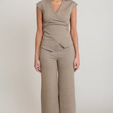 Cross Wrap Knit Top (Dex)