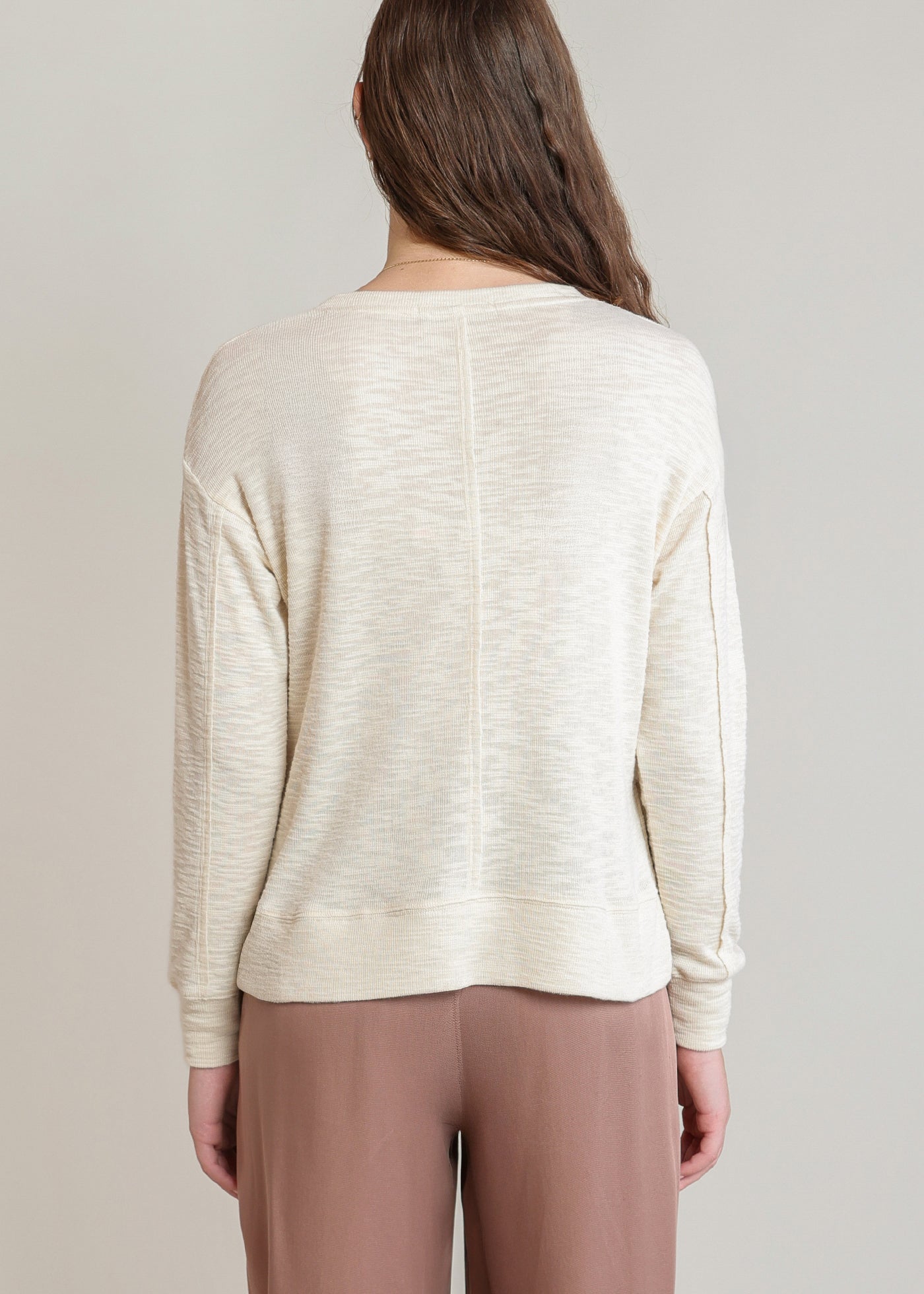 V Neck Knit Top (Dex)