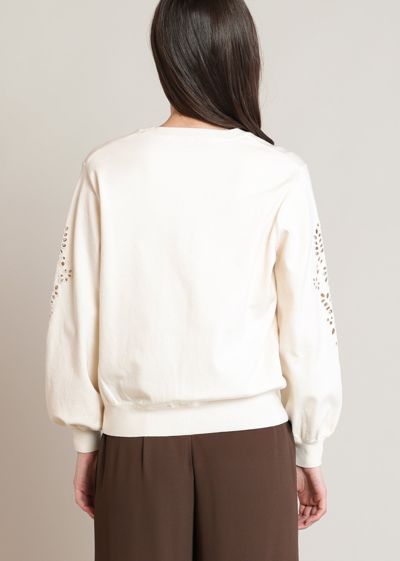 Embroidered Sweater Top (Dex)