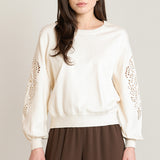 Embroidered Sweater Top (Dex)