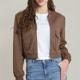 Houndstooth Bomber Jacket (Dex)