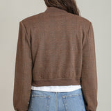 Houndstooth Bomber Jacket (Dex)