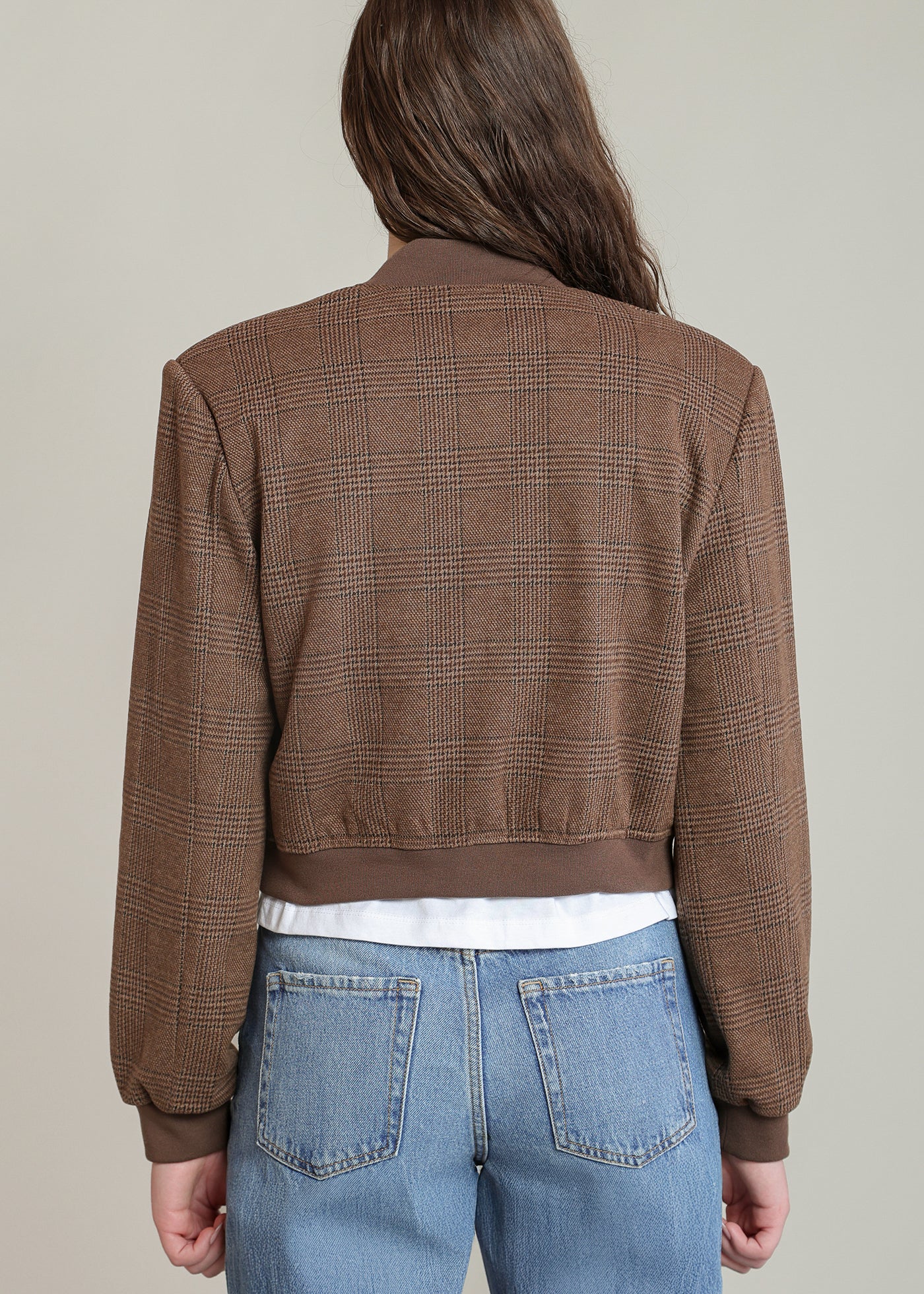 Houndstooth Bomber Jacket (Dex)