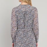 Belted Button Detail Dress (Dex)