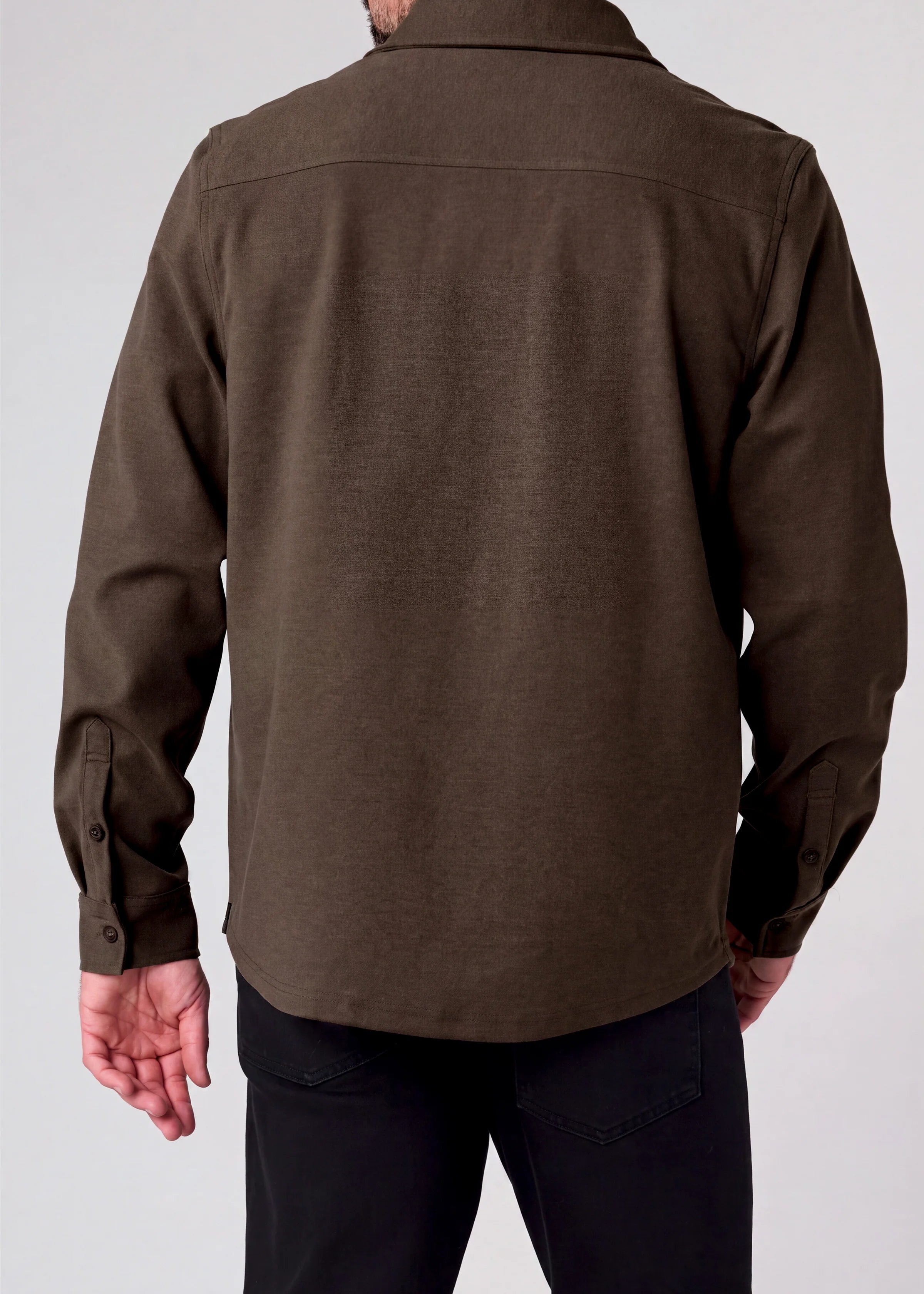 Men's Long Sleeve Button Up Knit Shirt (Liverpool)