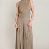 High Waisted Pleat Pant (Dex)