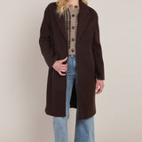 Long Soft Peacoat (Room 34 by Dex)