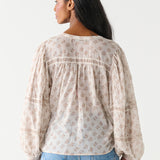 Printed Puff Sleeve Top (Dex)