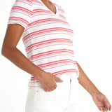 V Neck Knit Tee (Liverpool)