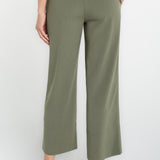 Pull On Tie Waist Wide Leg Ankle Pant (Liverpool)