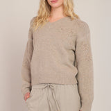 Floral Embroidered Sweater (Room 34 by Dex)