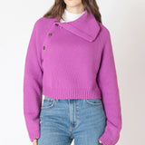 Asymmetric Neckline Sweater