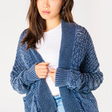 Relaxed Fit Open Cardigan (Dex)