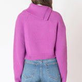 Asymmetric Neckline Sweater