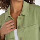 High Low Denim Shacket (Liverpool)