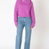 Asymmetric Neckline Sweater