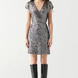 Cap Sleeve Sequin Dress (Dex)