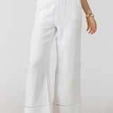 Lace Trim Wide Leg Pant (Dex)
