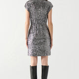 Cap Sleeve Sequin Dress (Dex)