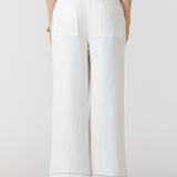 Lace Trim Wide Leg Pant (Dex)