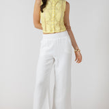 Lace Trim Wide Leg Pant (Dex)